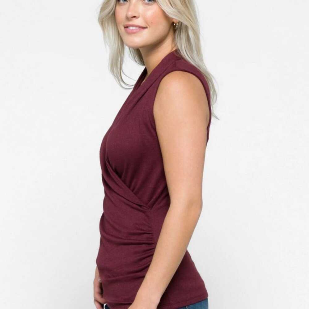 Benni Wrap Ruched Top - image 3